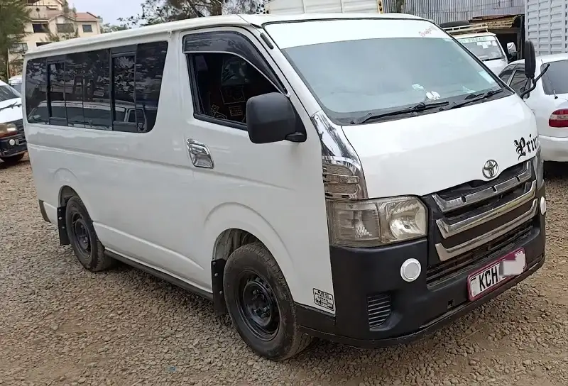 Toyota Hiace 14-Seater Shuttle with Driver available for hire in Nairobi, Kenya
